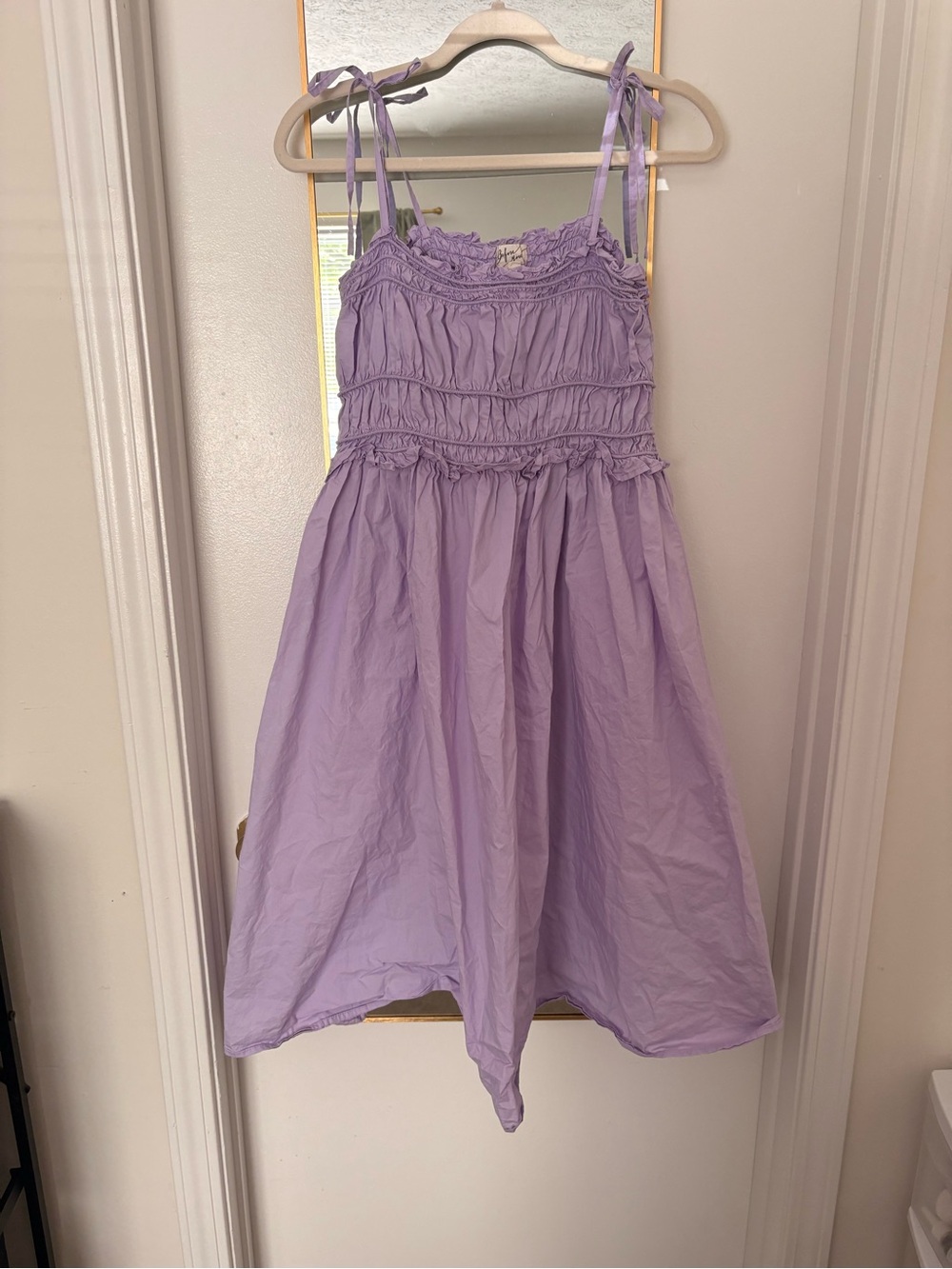 Lilac Tie-Strap Sundress